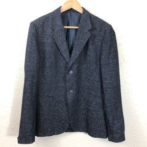 COS Men's Blue/White Speckled Blazer